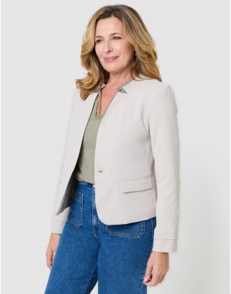Veste tailleur beige