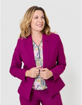 Veste tailleur violet