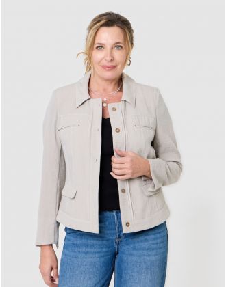 Veste habillée beige