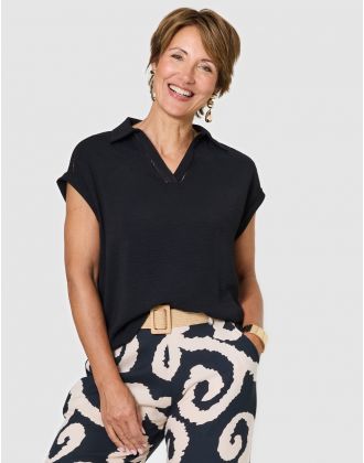 Blouse sans manches noir