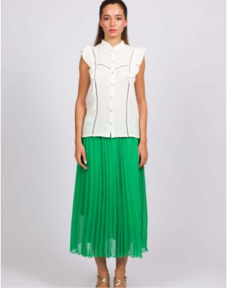 Blouse sans manches coton