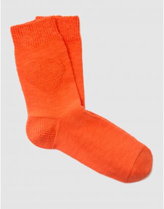 Chausettes hautes orange