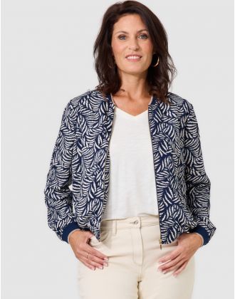 Veste bomber motif marine