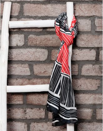 Foulard chic rouge