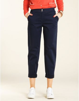 Pantalon chino marine