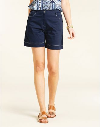 Short coton marine