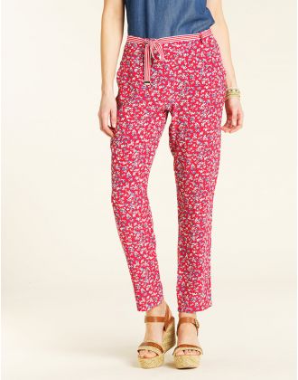 Pantalon large imprimé