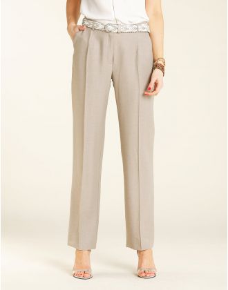 Pantalon chic taupe