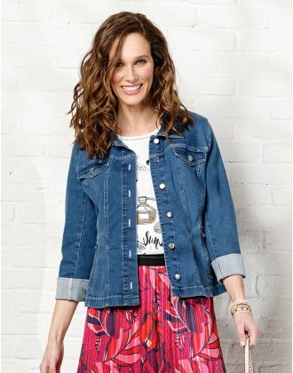 Veste en jean stretch