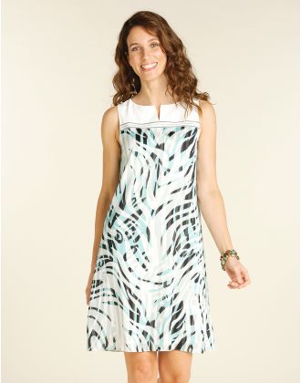 Robe chic turquoise