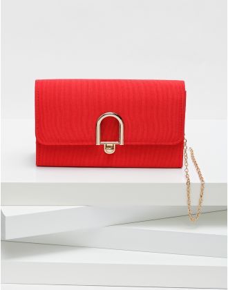 Pochette fantaisie rouge