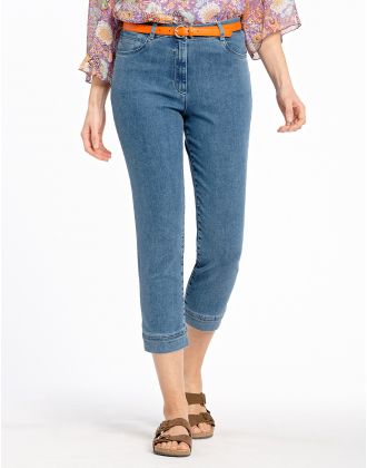 Pantacourt denim stretch