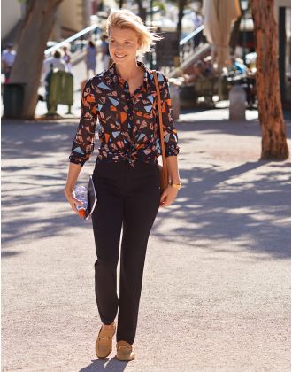 Pantalon marine city chic