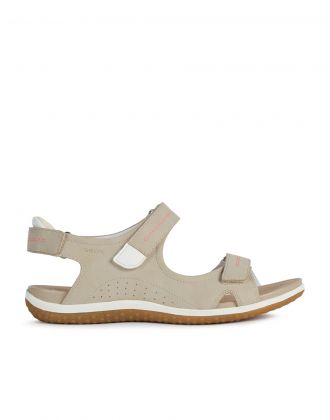 Sandales confort taupe
