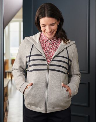 Veste sweat à capuche