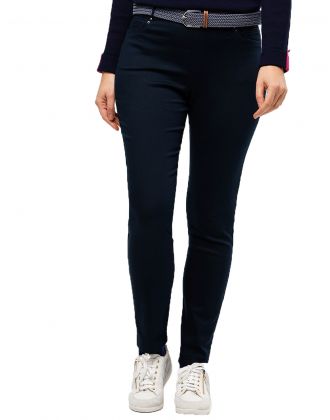Jegging bleu marine coton
