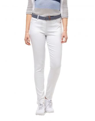Jean blanc stretch coton