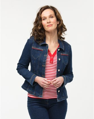 Veste en jean brut coton