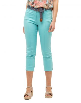 Pantacourt vert jade
