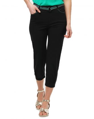 Jegging noir ceinture