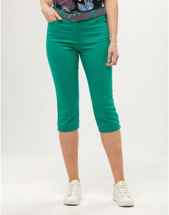 Corsaire coton vert