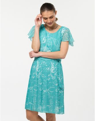 Robe chic turquoise
