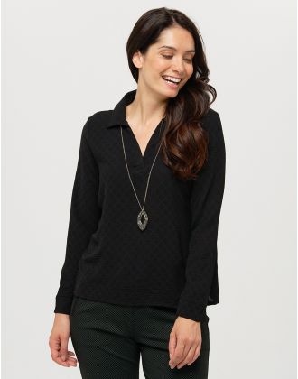 Blouse fluide noire