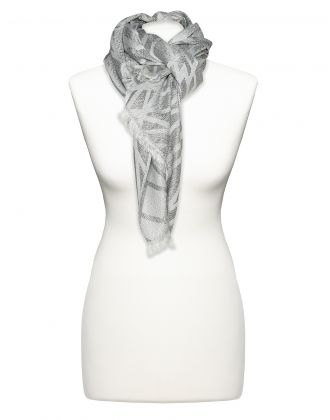 Foulard irisé argent