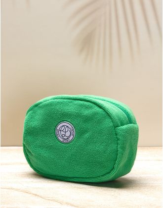 Trousse éponge vert