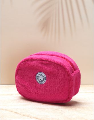 Trousse éponge fuchsia
