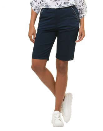 Bermuda coton marine
