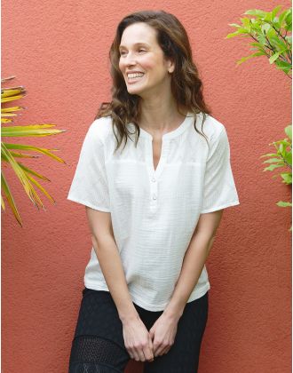 T-shirt coton blanc