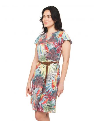 Robe verte en dévoré