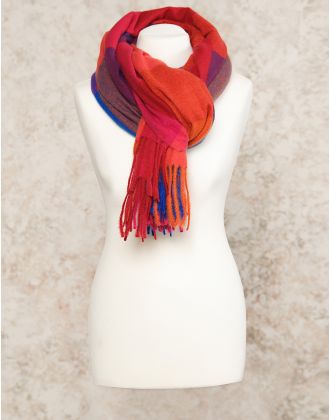 Echarpe douce multicolore