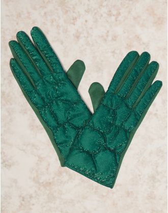 Gants épais vert