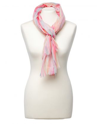 Foulard imprimé rose