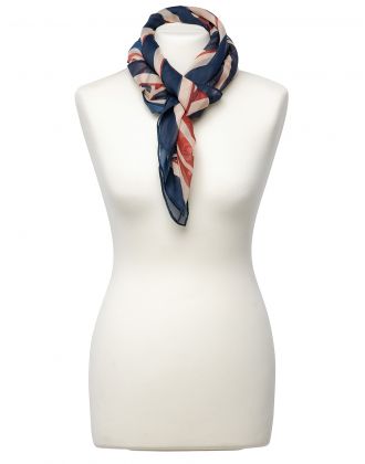 Foulard imprimé feuillage