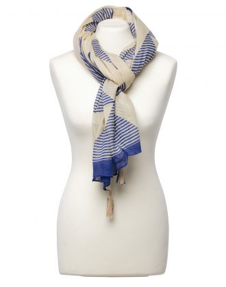 Foulard coton imprimé