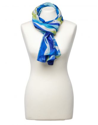 Foulard satin imprimé