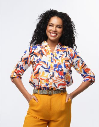 Chemise coton imprimé