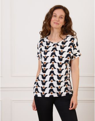 T-shirt coton motif