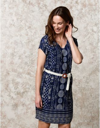 Robe fluide marine motif