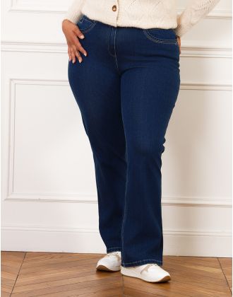 Jean flare bleu foncé
