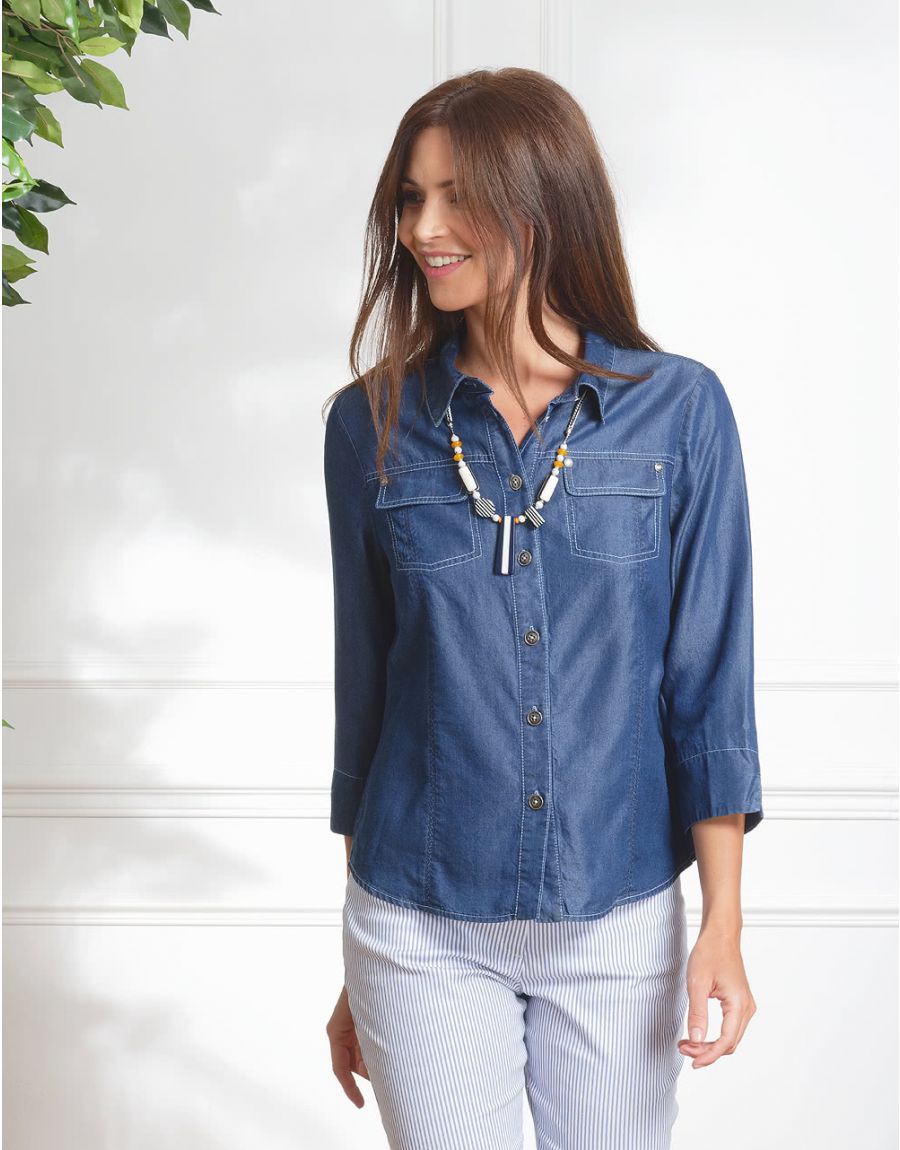 Chemise bleu jean