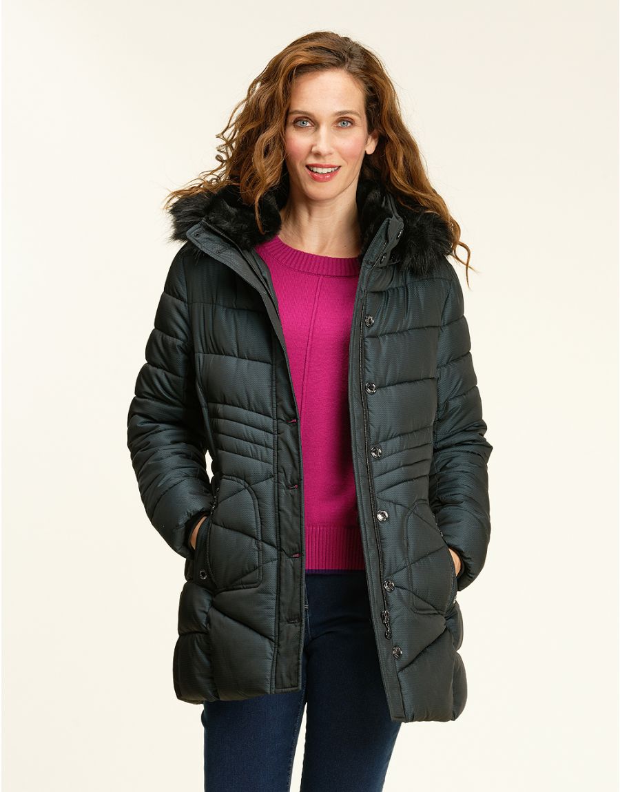 Doudoune Christine Laure Manteau Christine Laure Doudoune Vert