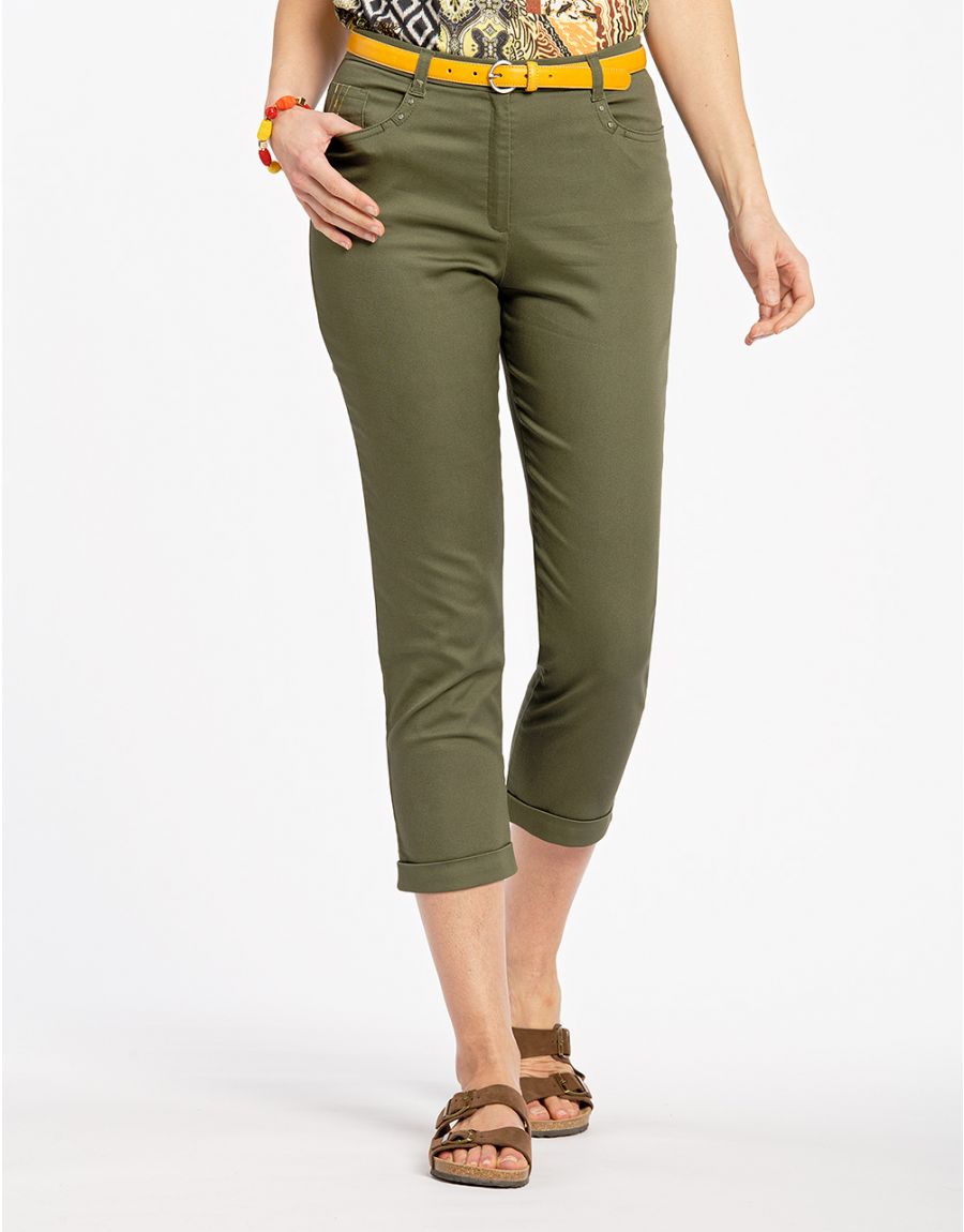 Pants Intersport Pantacourt Eider Femme Pantacourt Stretch Kaki