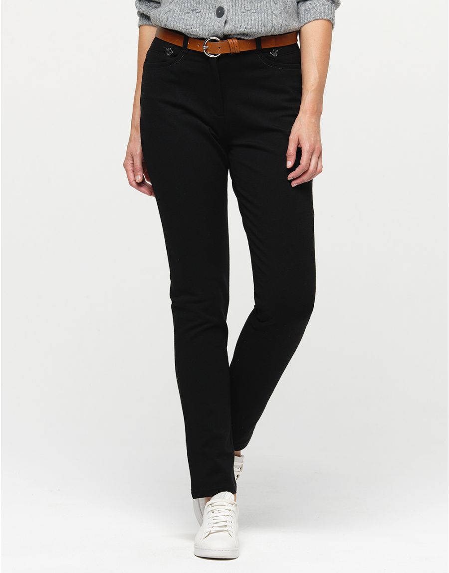 Pantalon milano noir chic