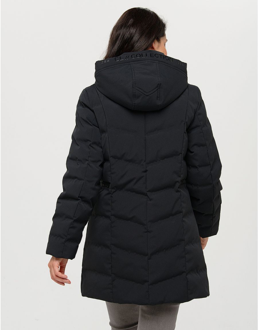 Christine Laure Doudoune LÃ©gÃ¨re Femme Avec Capuche Doudoune Mi