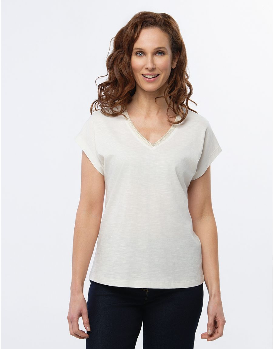 HF382 - Blouse légère - Christine Laure - Taille 2 (M) - Label Emmaüs