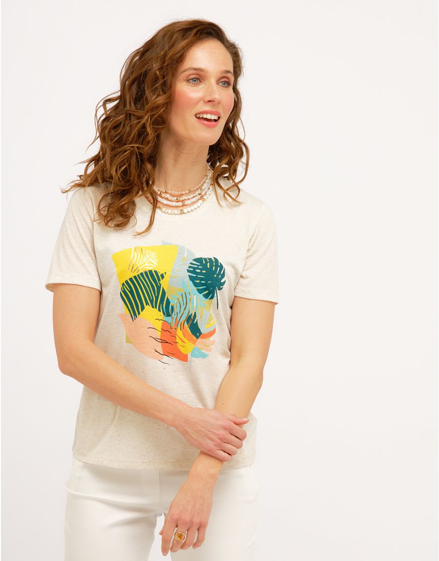 Tee shirt femme top christine laure